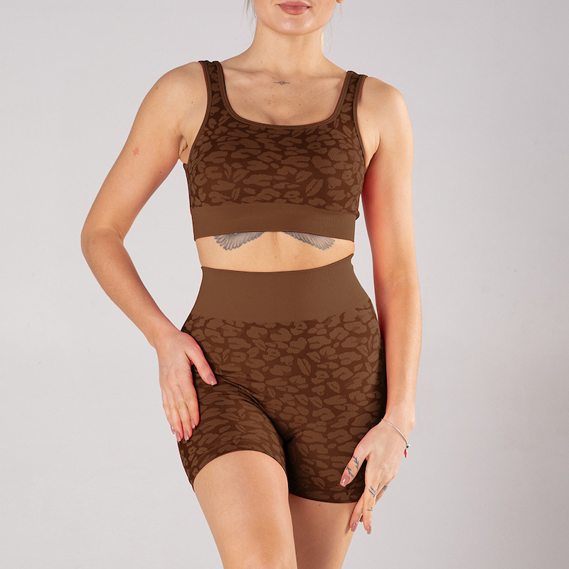 A aptidão apertada da aptidão do sutiã dos esportes à prova de choque ostenta o desgaste sem emenda da ioga